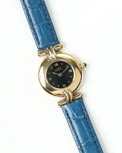 Cartier Vendome Vermeil 24mm Serial Number 131313 Watch