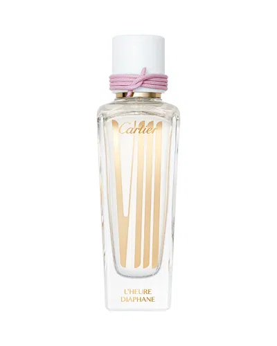 Cartier Viii L'heure Diaphane Eau De Toilette 2.5 Oz.