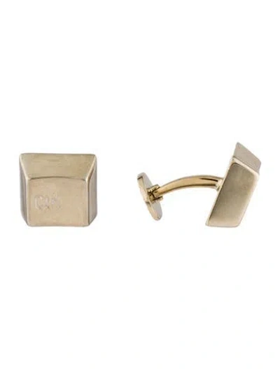 Pre-owned Cartier Vintage 18k 'ctrl' & 'esc' Key Cufflinks In Multi