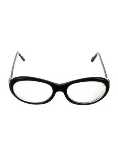 Pre-owned Cartier Vintage 1990's Eyeglasses In Black