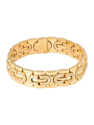 Pre-owned Cartier Vintage 'art Deco' Diamond Bracelet, 6.75" In Multi