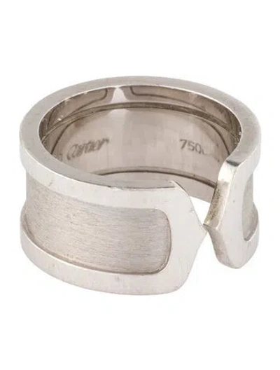 Pre-owned Cartier Vintage C De  Ring In Multi