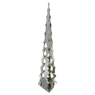 Pre-owned Cartier Vintage  Cut Crystal Obelisk In Gray