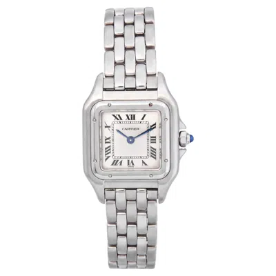 Pre-owned Cartier Vintage  Panthere Small Stainless Steel Quartz Womens Watch Ref. 1320 In Multiple