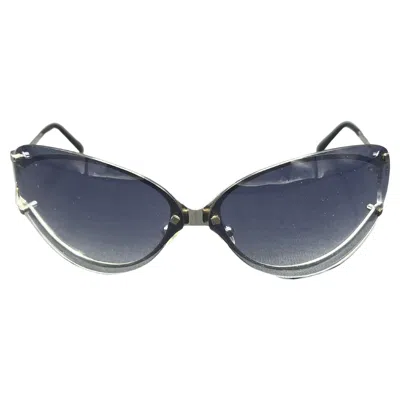 Pre-owned Cartier Vintage  Paris Oval Sunglasses W/ Case In Gray