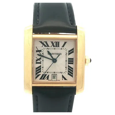 Pre-owned Cartier Vintage  Tank Francaise 18k Yellow Gold 28mm Automatic Watch Ref. 1840