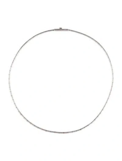 Pre-owned Cartier Vintage Choker Necklace, 14.25" In Multi