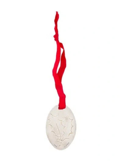 Pre-owned Cartier Vintage Holiday Ornament In Silver