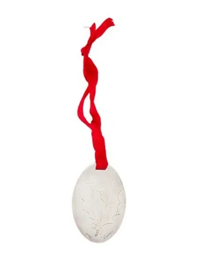 Pre-owned Cartier Vintage Holiday Ornament In Silver
