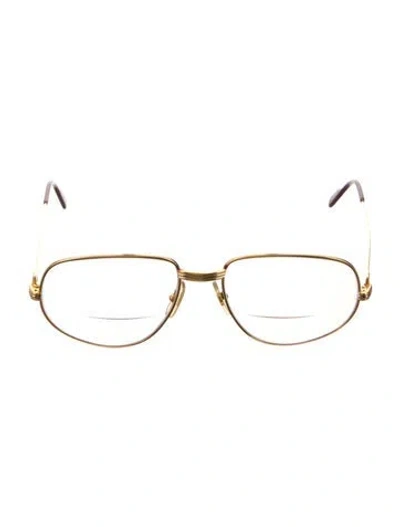 Pre-owned Cartier Vintage Late 1980's - Early 1990's Eyeglasses In Gold
