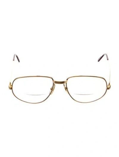 Pre-owned Cartier Vintage Late 1980's - Early 1990's Eyeglasses In Gold