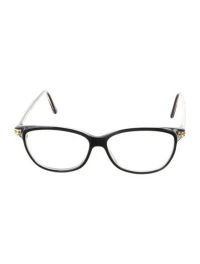 Pre-owned Cartier Vintage Late 1990's - Early 2000's Eyeglasses In Black