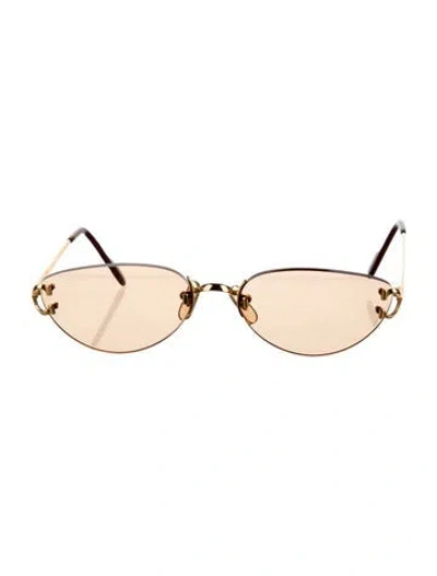 Pre-owned Cartier Vintage Late 1990's - Early 2000's Eyeglasses In Gold