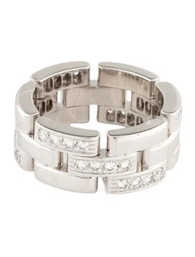 Pre-owned Cartier Vintage Maillon Panthère Ring In Multi