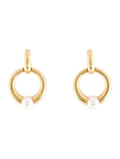 Pre-owned Cartier Vintage Pearl Earrings In Multi