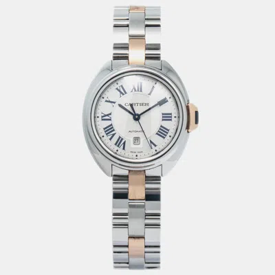 Pre-owned Cartier W2cl0004 Automatic Women's Wristwatch 31mm