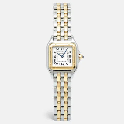 Pre-owned Cartier W2pn0006 Women's Wristwatch 22 Mm In Silver