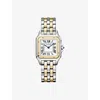 Cartier W2pn0019 Panthère De  Small 18ct Yellow-gold And Steel Quartz Watch