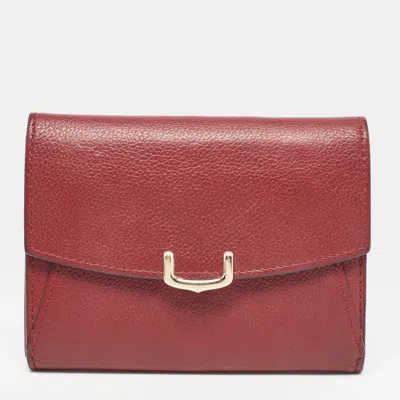 Pre-owned Cartier Wallet In Red