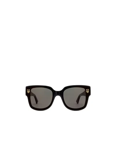 Cartier Wayfarer-frame Sunglasses In Gray