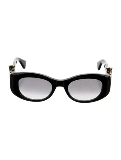 Pre-owned Cartier Wayfarer Gradient Sunglasses In Black