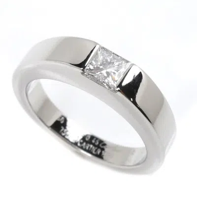 Pre-owned Cartier White Band Ring ()