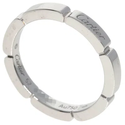 Pre-owned Cartier White Band Ring ()