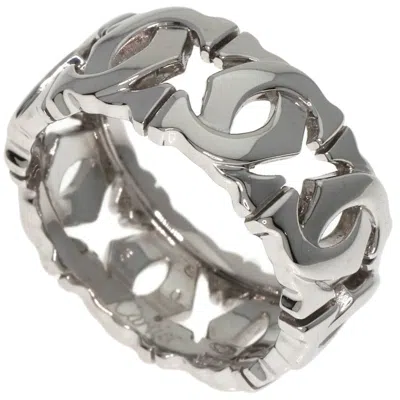 Pre-owned Cartier White Gold (18k) Band Ring ()