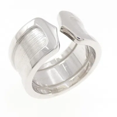 Pre-owned Cartier White Gold (18k) Band Ring ()