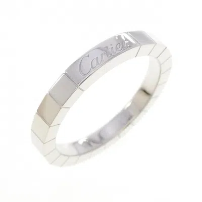 Pre-owned Cartier White Gold (18k) Band Ring ()