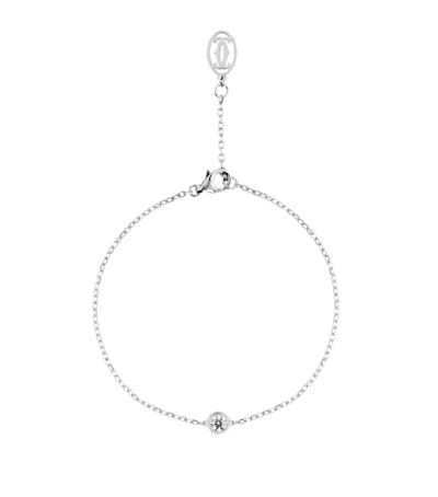 Cartier White Gold And Diamond  D'amour Bracelet In Metallic