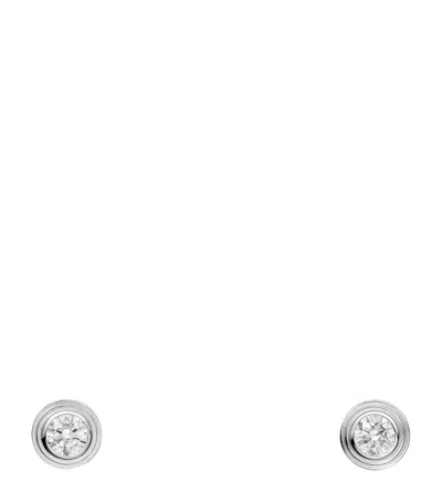 Cartier White Gold And Diamond  D'amour Earrings