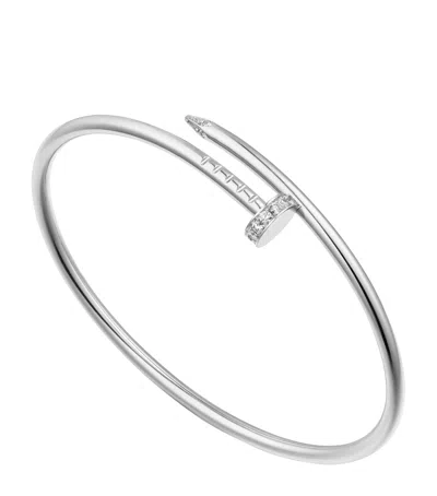 Cartier White Gold And Diamond Just Un Clou Bracelet