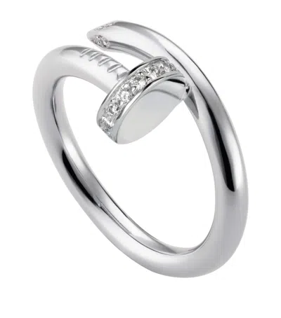 Cartier White Gold And Diamond Juste Un Clou Ring