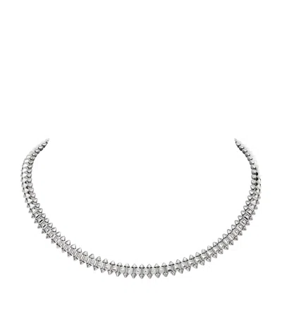 Cartier White Gold Clash De  Necklace