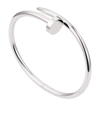 Cartier White Gold Juste Un Clou Bracelet In Metallic