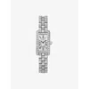Cartier White Gold Tank Américaine Mini 18ct White-gold And Diamond Watch In Gold