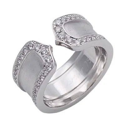 Pre-owned Cartier White Gold White Gold (18k) Band Ring ()