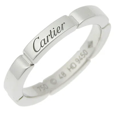 Pre-owned Cartier White Gold White Gold (18k) Band Ring ()