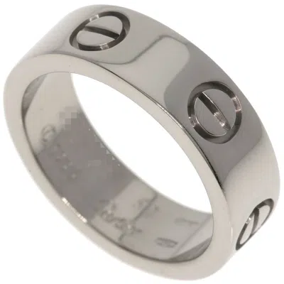 Pre-owned Cartier White Gold White Gold (18k) Band Ring ()