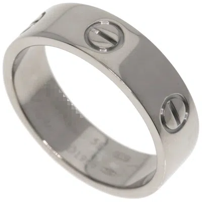 Pre-owned Cartier White Gold White Gold (18k) Band Ring ()