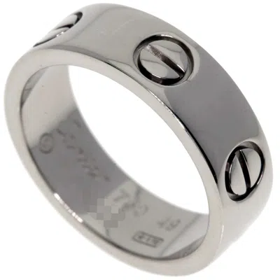 Pre-owned Cartier White Gold White Gold (18k) Band Ring ()