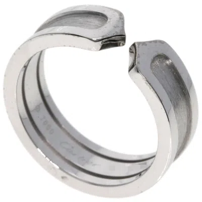 Pre-owned Cartier White Gold White Gold (18k) Band Ring ()