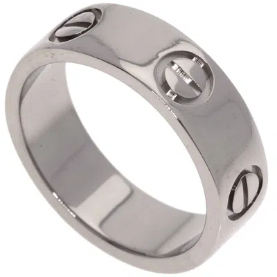 Pre-owned Cartier White Gold White Gold (18k) Band Ring ()