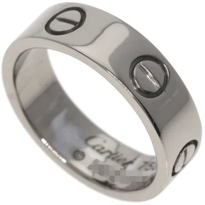 Pre-owned Cartier White Gold White Gold (18k) Band Ring ()