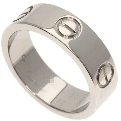 Pre-owned Cartier White Gold White Gold (18k) Band Ring ()