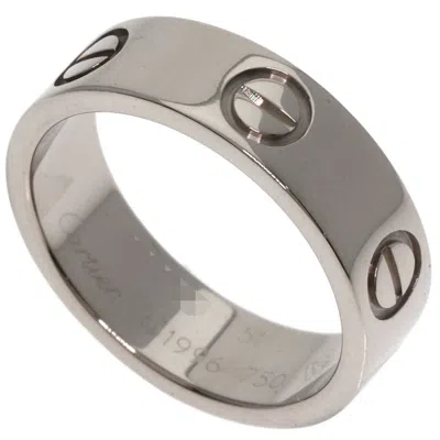 Pre-owned Cartier White Gold White Gold (18k) Band Ring ()
