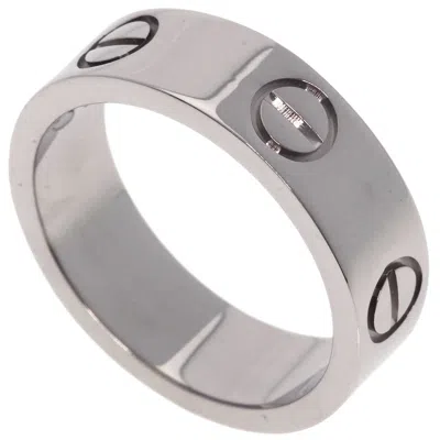 Pre-owned Cartier White Gold White Gold (18k) Band Ring ()