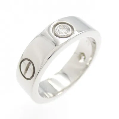 Pre-owned Cartier White Gold White Gold (18k) Band Ring ()