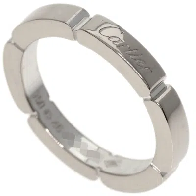 Pre-owned Cartier White Gold White Gold (18k) Band Ring ()